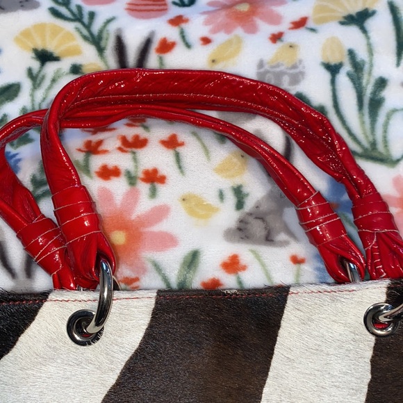 CEONI PIERO Leather Zebra Print Purse - Picture 10 of 12